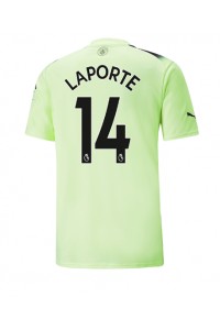 Fotbalové Dres Manchester City Aymeric Laporte #14 Třetí Oblečení 2022-23 Krátký Rukáv